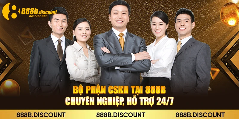 Bộ phận CSKH tại 888B chuyên nghiệp, hỗ trợ 24/7